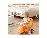 Yobtop Ride On Toddler Push Car- Kids Ride On Toy with Horn and Music,48.5 lbs Load Capacity,Under-seat Storage for Boys Girls