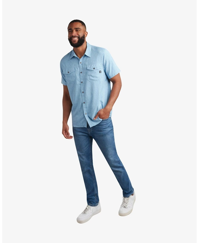 Spyder Men's Short Sleeve Mini Check