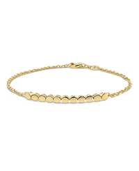 Devata Round Link Chain Bracelet in 14K Gold, 6.5 in adj to 7.5 in, approx. 2.8 grams