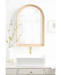 Kate and Laurel Hatherleigh Arch Wood Wall Mirror