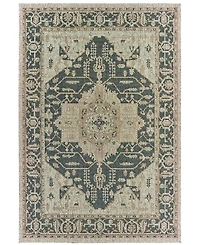 Oriental Weavers Latitude 001J3 Gray 6'7" x 9'2" Outdoor Area Rug