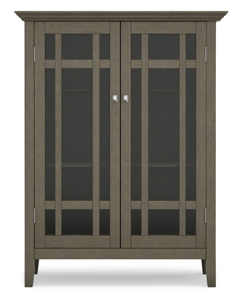 Simpli Home Bedford Solid Wood Medium Storage Cabinet