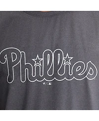 Fanatics Men's Charcoal Philadelphia Phillies Clutch Winning Edge T-Shirt