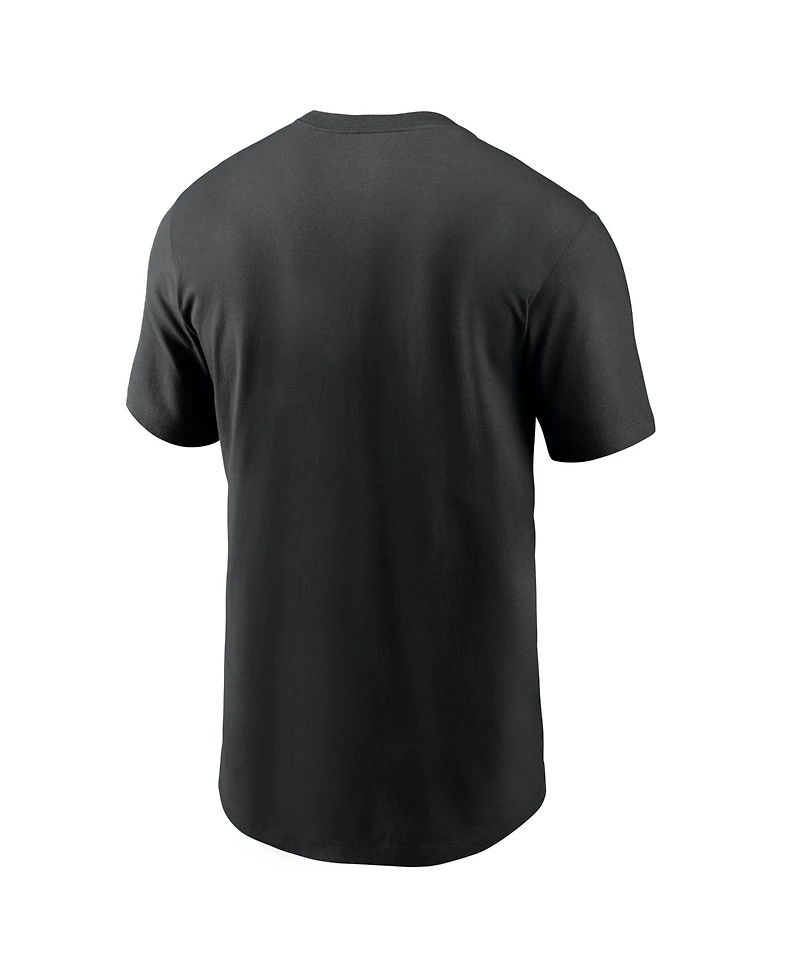 Nike Men's Black Georgia Bulldogs Primetime Football Icon T-Shirt