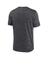 Nike Men's Anthracite Detroit Lions Velocity Ball Carrier Dri-fit T-Shirt