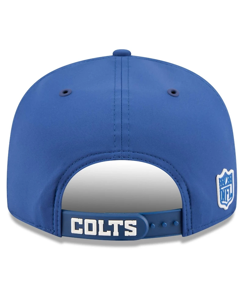 New Era Men's Royal Indianapolis Colts 2026 Sideline 9FIFTY Snapback Hat