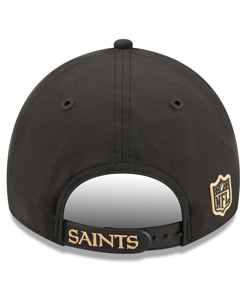 New Era Men's Black New Orleans Saints 2026 Sideline Casual Classic Adjustable Hat