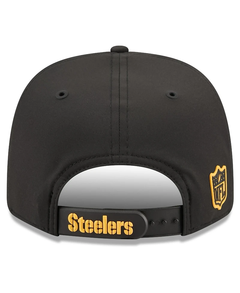 New Era Men's Black Pittsburgh Steelers 2026 Sideline 9SEVENTY Adjustable Hat