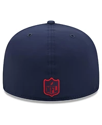 New Era Men's Navy England Patriots 2026 Sideline 59FIFTY Fitted Hat