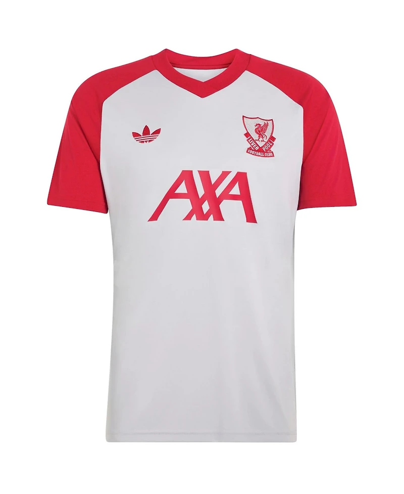 Adidas Men's Gray/Red Liverpool 2026/27 Away Pre-Match Jersey