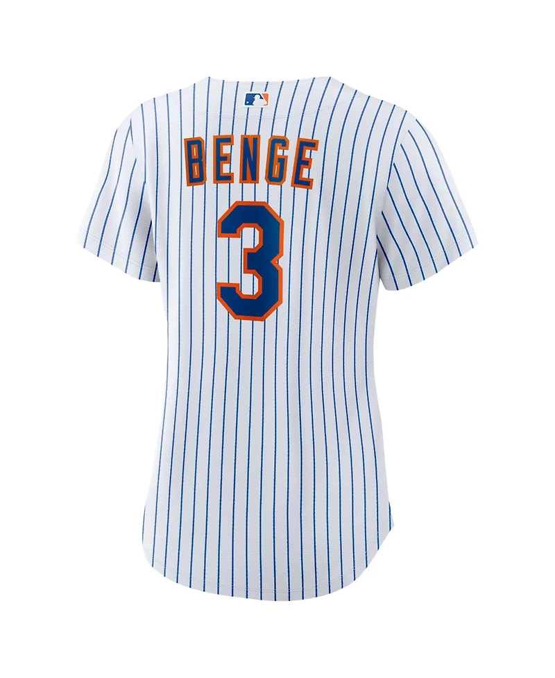 Nike Women's Carson Benge White New York Mets Home Replica Jersey