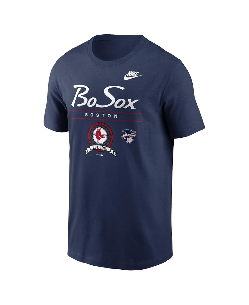 Nike Men's Navy Boston Red Sox Cooperstown Graphic T-Shirt