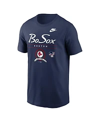 Nike Men's Navy Boston Red Sox Cooperstown Graphic T-Shirt