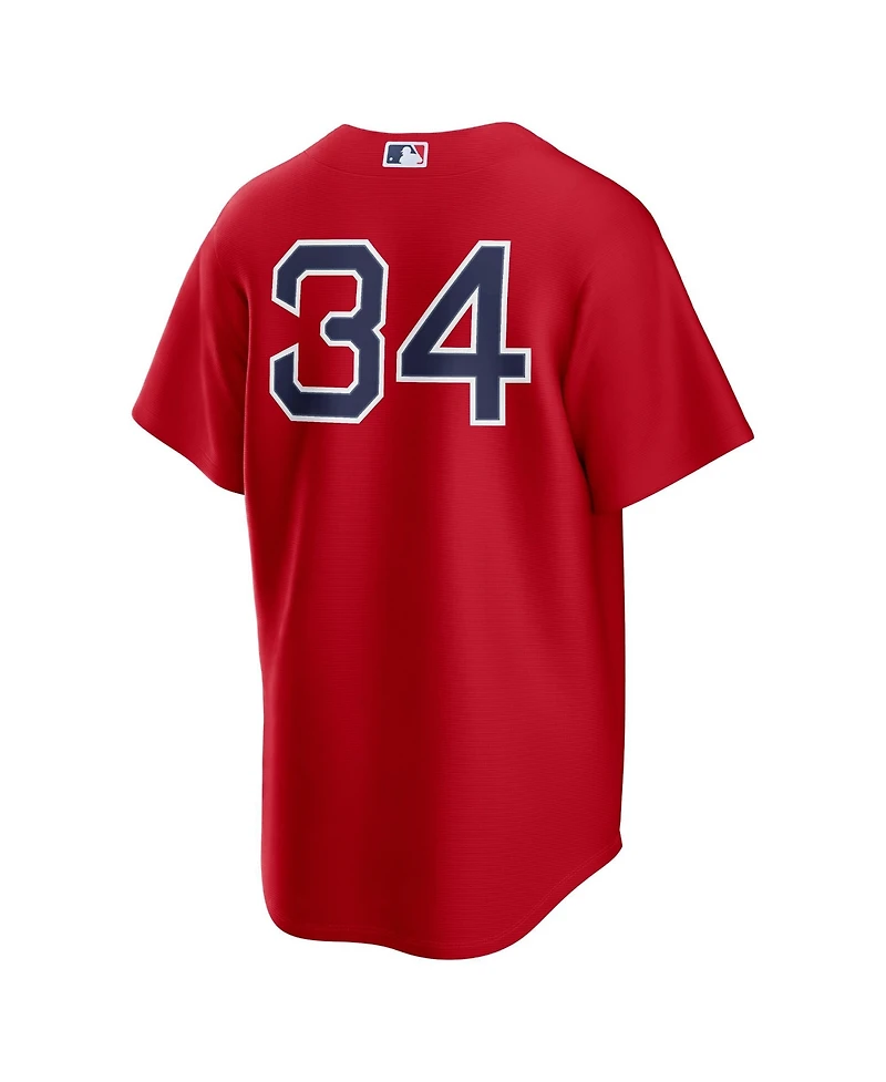 Nike Men's David Ortiz Red Boston Sox Alternate Replica Jersey