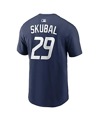Nike Men's Tarik Skubal Navy Detroit Tigers City Connect Name Number T-Shirt