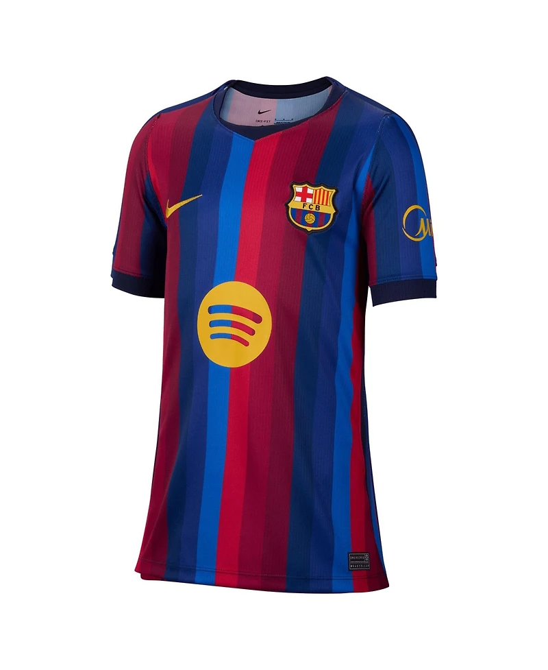 Nike Big Boys and Girls Red Barcelona 2026/27 Home Stadium Replica Jersey
