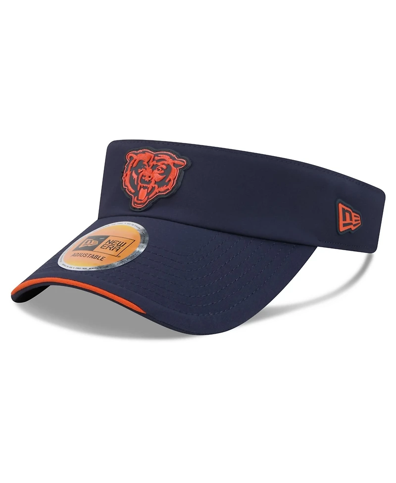 New Era Men's Navy Chicago Bears 2026 Sideline Adjustable Visor Hat
