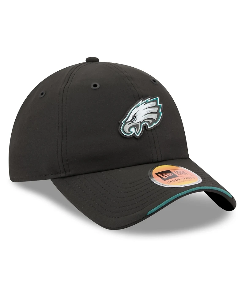 New Era Men's Black Philadelphia Eagles 2026 Sideline Casual Classic Adjustable Hat