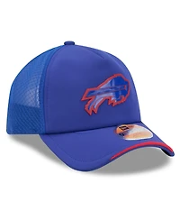 New Era Men's Royal Buffalo Bills 2026 Sideline Apex 9FORTY Adjustable Trucker Hat