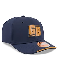 New Era Men's Blue Green Bay Packers 2026 Sideline Throwback 9SEVENTY Adjustable Hat
