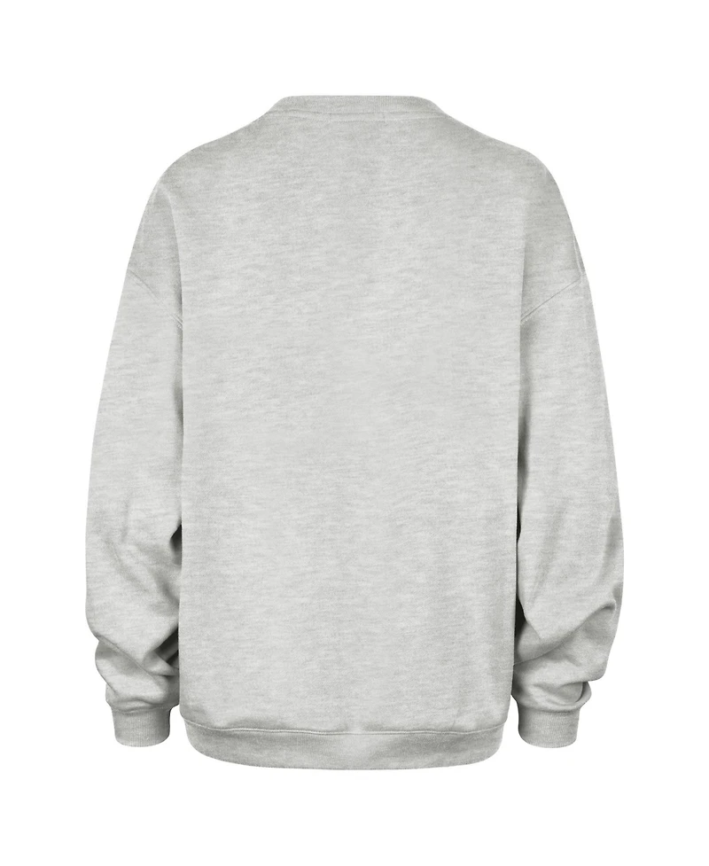 47 Brand Women's Gray Texas Tech Red Raiders Icon Fleece Sweatshirt