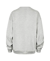 47 Brand Women's Gray Texas Tech Red Raiders Icon Fleece Sweatshirt