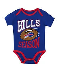 Outerstuff Baby Boys and Girls 3-Piece Buffalo Bills First Round Pick Creeper