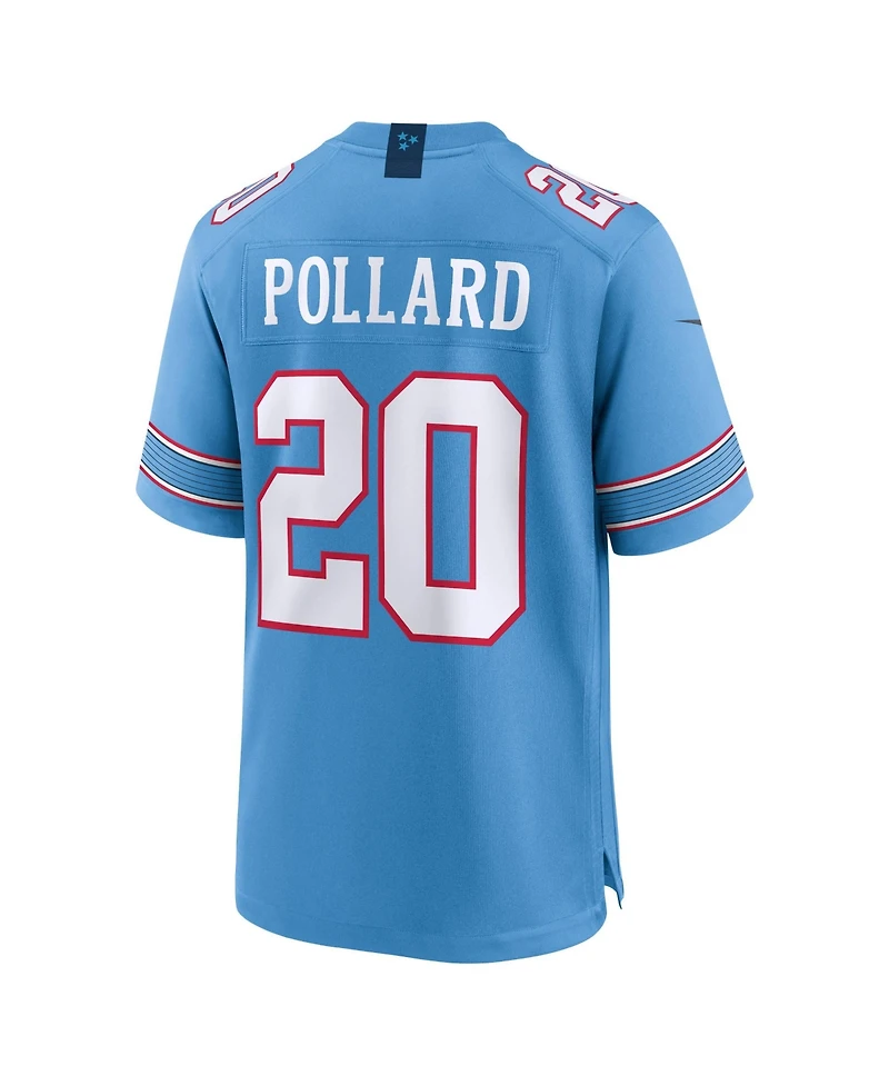 Nike Men's Tony Pollard Light Blue Tennessee Titans Game Jersey