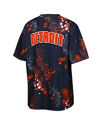 Outerstuff Big Boys and Girls Navy Detroit Tigers Y2 Tech Stadium Lights T-Shirt