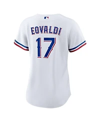 Nike Women's Nathan Eovaldi White Texas Rangers Home Replica Jersey