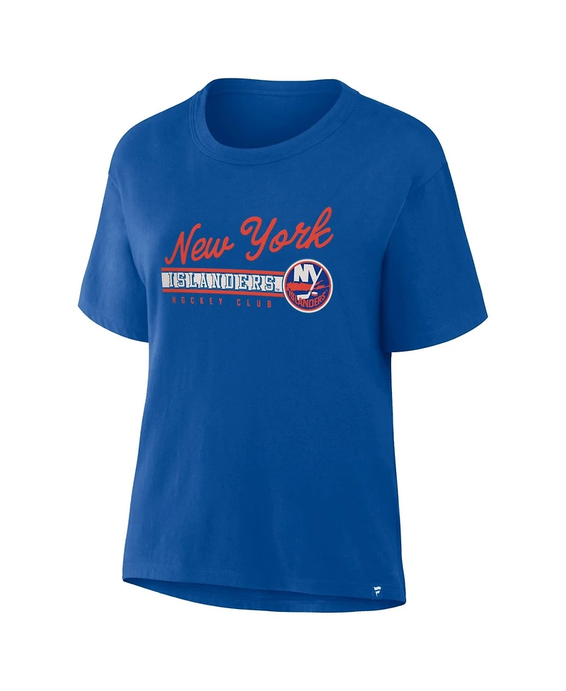 Fanatics Women's Royal New York Islanders Hometown Premium Legacy T-Shirt