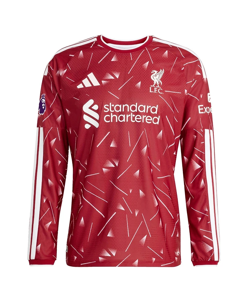 Adidas Men's Red Liverpool 2026/27 Home On-Field AuthenticLong sleeves Jersey