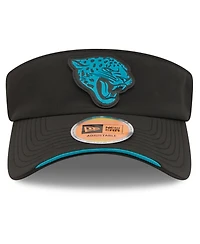 New Era Men's Black Jacksonville Jaguars 2026 Sideline Adjustable Visor Hat
