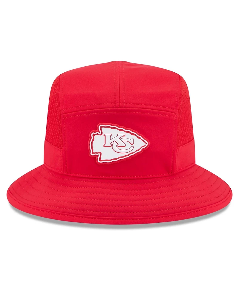 New Era Men's Red Kansas City Chiefs 2026 Sideline Bucket Hat