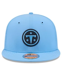 New Era Men's Light Blue Tennessee Titans 2026 Sideline 9FIFTY Snapback Hat