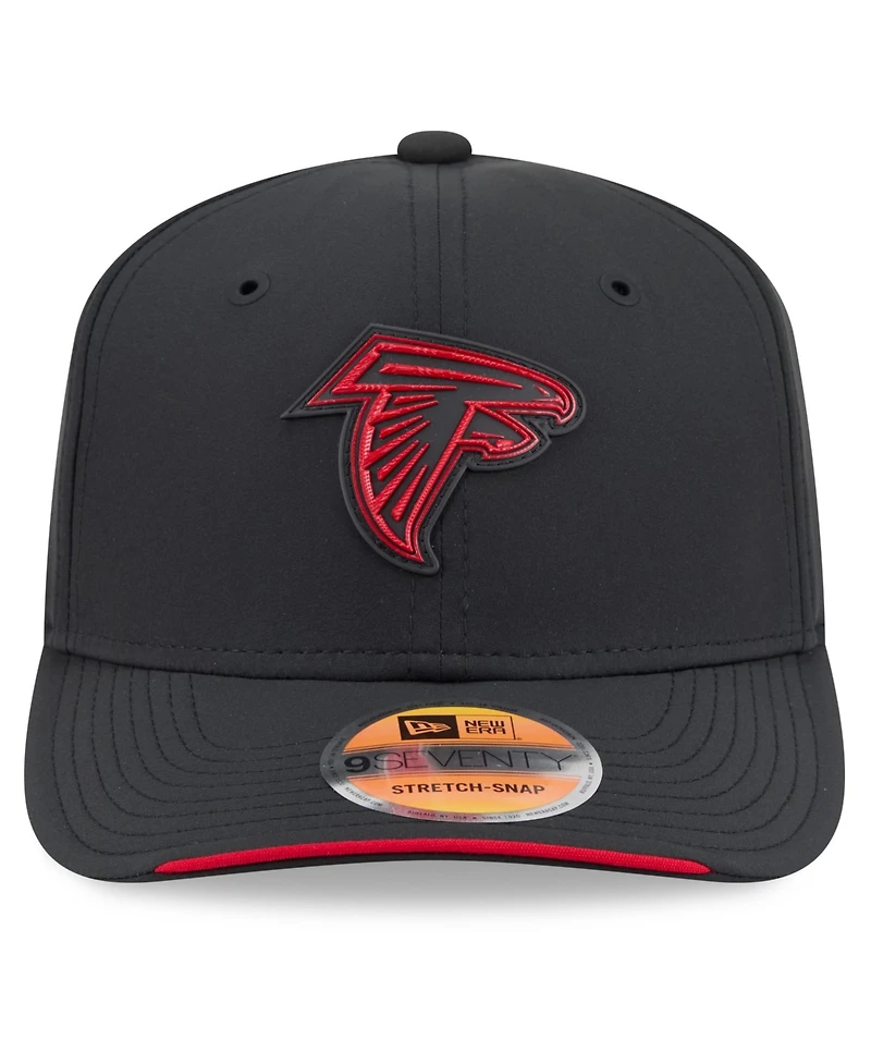 New Era Men's Black Atlanta Falcons 2026 Sideline 9SEVENTY Adjustable Hat