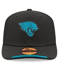 New Era Men's Black Jacksonville Jaguars 2026 Sideline 9SEVENTY Adjustable Hat