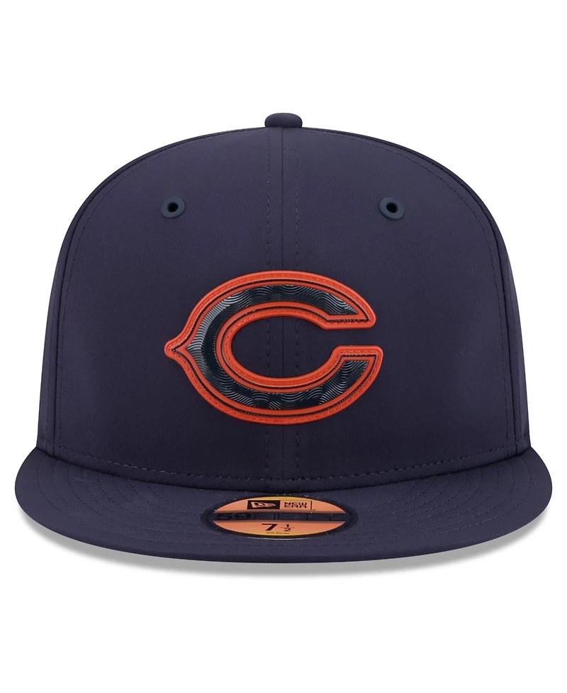 New Era Men's Navy Chicago Bears 2026 Sideline 59FIFTY Fitted Hat