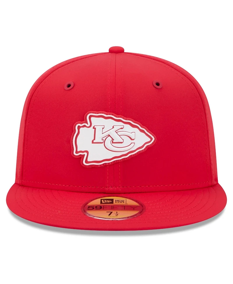 New Era Men's Red Kansas City Chiefs 2026 Sideline 59FIFTY Fitted Hat
