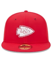 New Era Men's Red Kansas City Chiefs 2026 Sideline 59FIFTY Fitted Hat