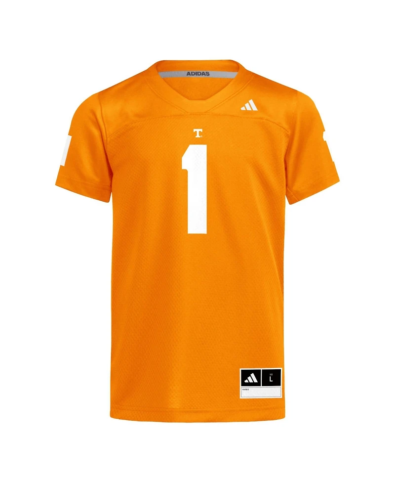 Adidas Big Boys and Girls 1 Tennessee Orange Volunteers Replica Football Jersey