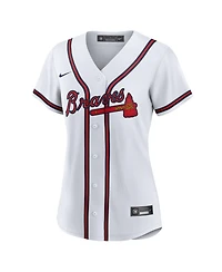Nike Women's Nike White Atlanta Braves 1 Mom Home Replica Jersey