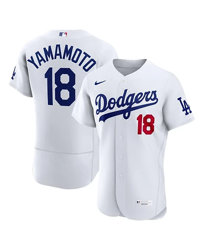 Nike Men's Yoshinobu Yamamoto White Los Angeles Dodgers Home Authentic Jersey