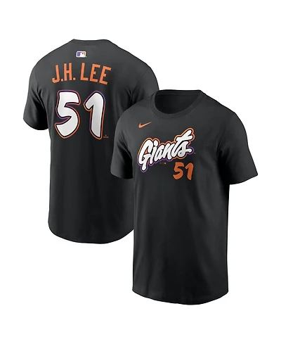 Nike Men's Jung Hoo Lee Black San Francisco Giants City Connect Name Number T-Shirt