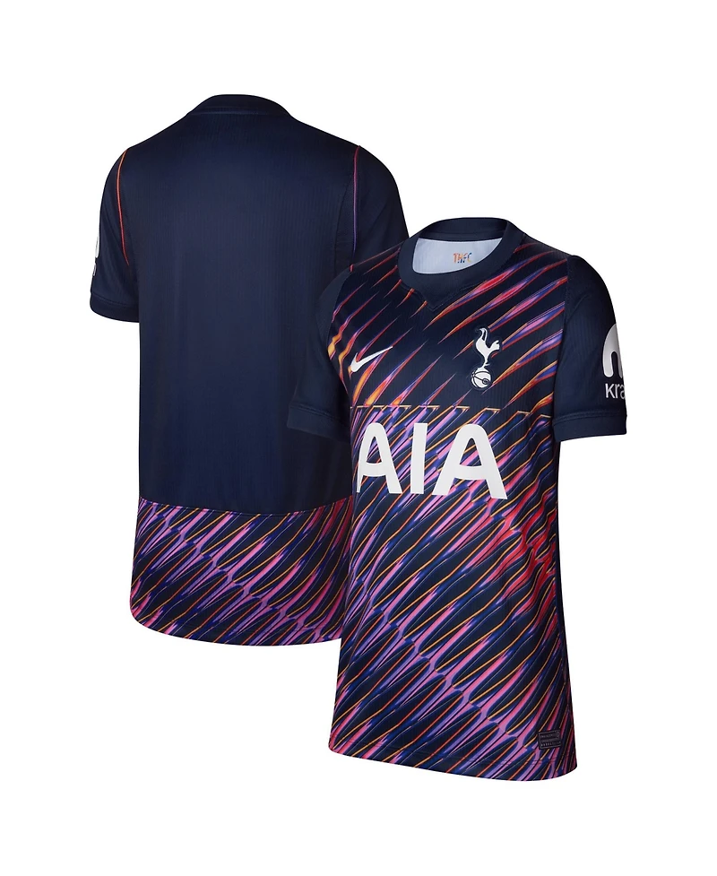 Nike Big Boys and Girls Navy Tottenham Hotspur 2026/27 Away Stadium Replica Jersey