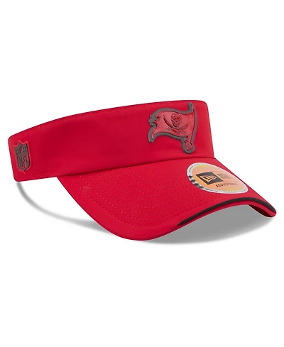 New Era Men's Red Tampa Bay Buccaneers 2026 Sideline Adjustable Visor Hat