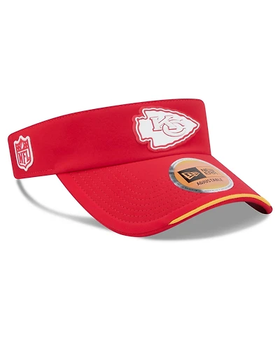 New Era Men's Red Kansas City Chiefs 2026 Sideline Adjustable Visor Hat