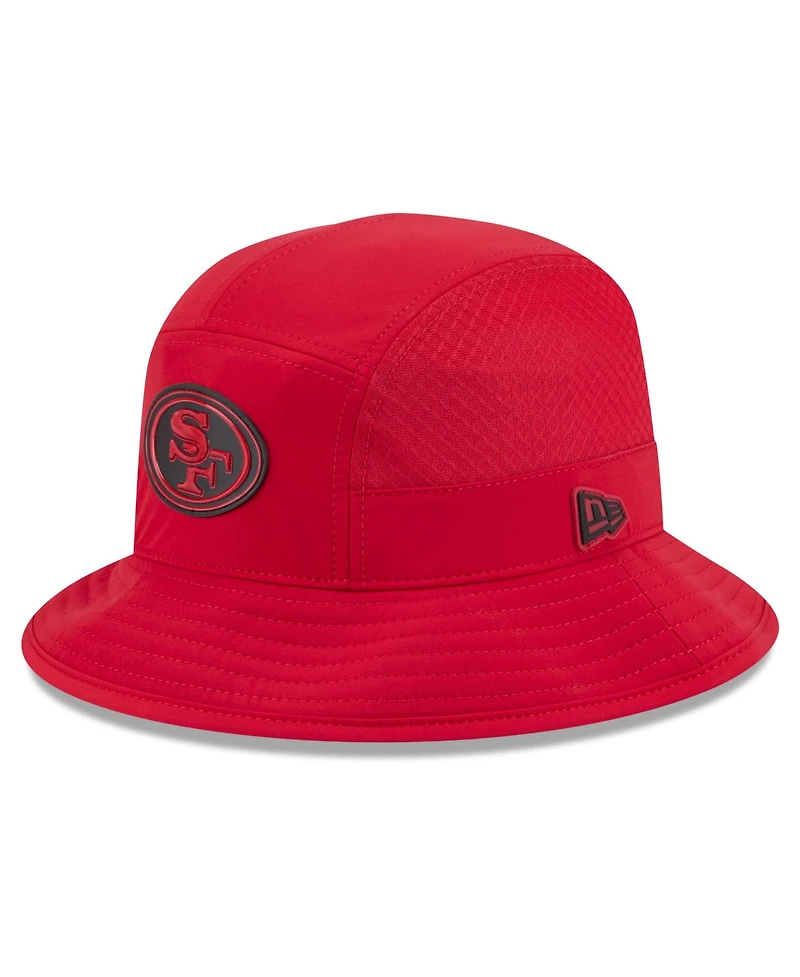 New Era Men's Scarlet San Francisco 49ers 2026 Sideline Bucket Hat