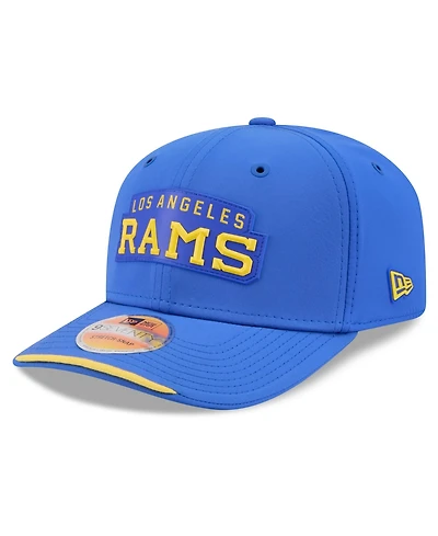 New Era Men's Royal Los Angeles Rams 2026 Sideline Throwback 9SEVENTY Adjustable Hat