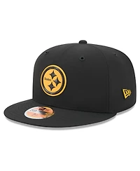 New Era Men's Black Pittsburgh Steelers 2026 Sideline 59FIFTY Fitted Hat